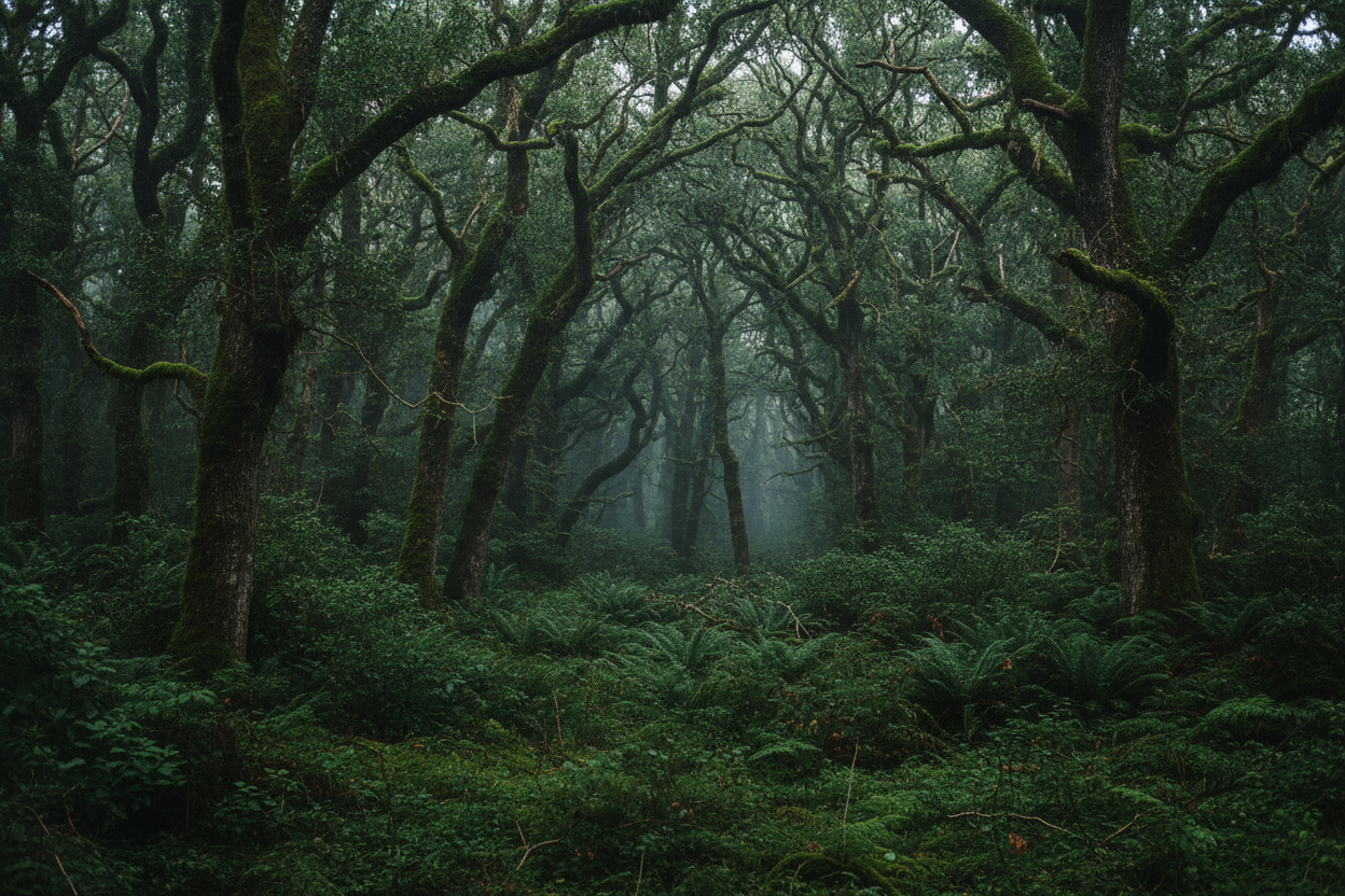 Deep Forest — Premium Text Background v2